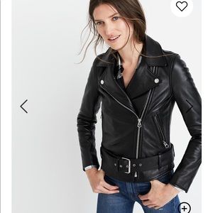 Madewell’s Ultimate Leather Motorcycle Jacket ✨